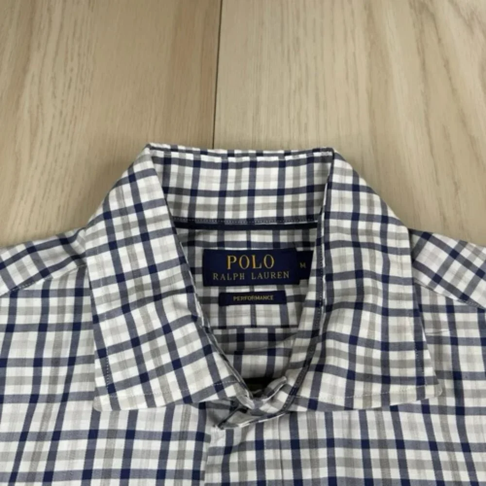 Polo Ralph Lauren Classic Fit Performance Flannel Shirts Mens M Medium Set Of 2 - Picture 12 of 16
